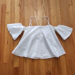 PINKO White Off-Shoulder Top Size 4